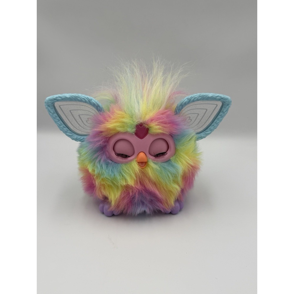 Hasbro Furby 2023 Rainbow Plush Electronic Toy Tested Battery Operated